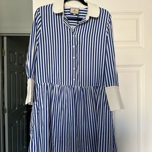 Tuckernuck Striped Shirtdress size medium